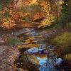 Tinicum Creek, Autumn
Oil, 24" x 18" 