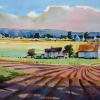 Farmland
Watercolor, 12" x 16" 