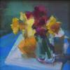 Daffodils and Lemons and Light
Oil, 8" x 8" 