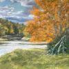 Fall on the Kennebunk
Pastel, 12" x 16"