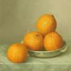 Oranges in a Porcelain Bowl
Oil, 10" x 10" 
