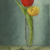 Red and Yellow Tulips
Oil, 7" x 5" 