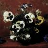 Pansies on Red
Oil, 12" x 16" 