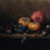 Persimmons and Pomegranate
Oil, 9" x 12" 