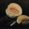 Melon and Grapes
Oil, 9" x 12" 