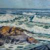 Southwesterly Surf
Pastel, 12" x 16" 