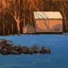 Evening Sun
Gouache, 10" x 14.25" 